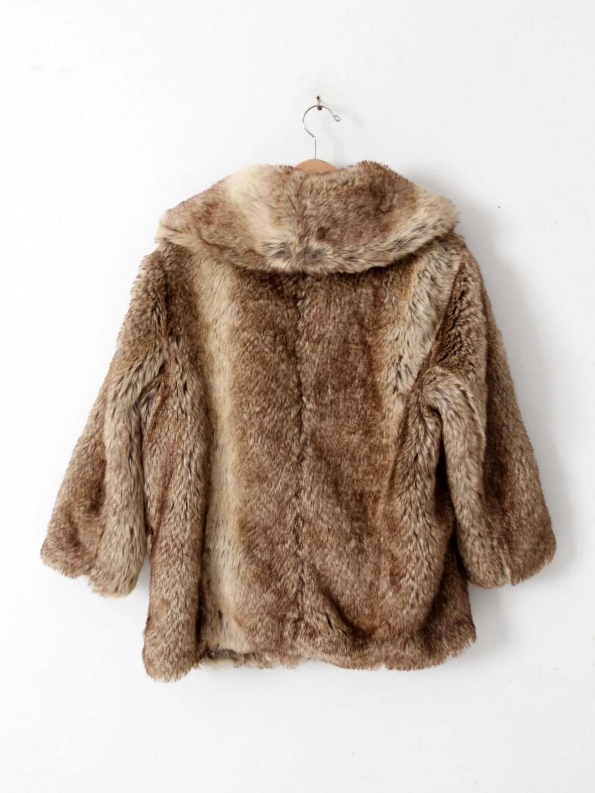 vintage faux fur jacket
