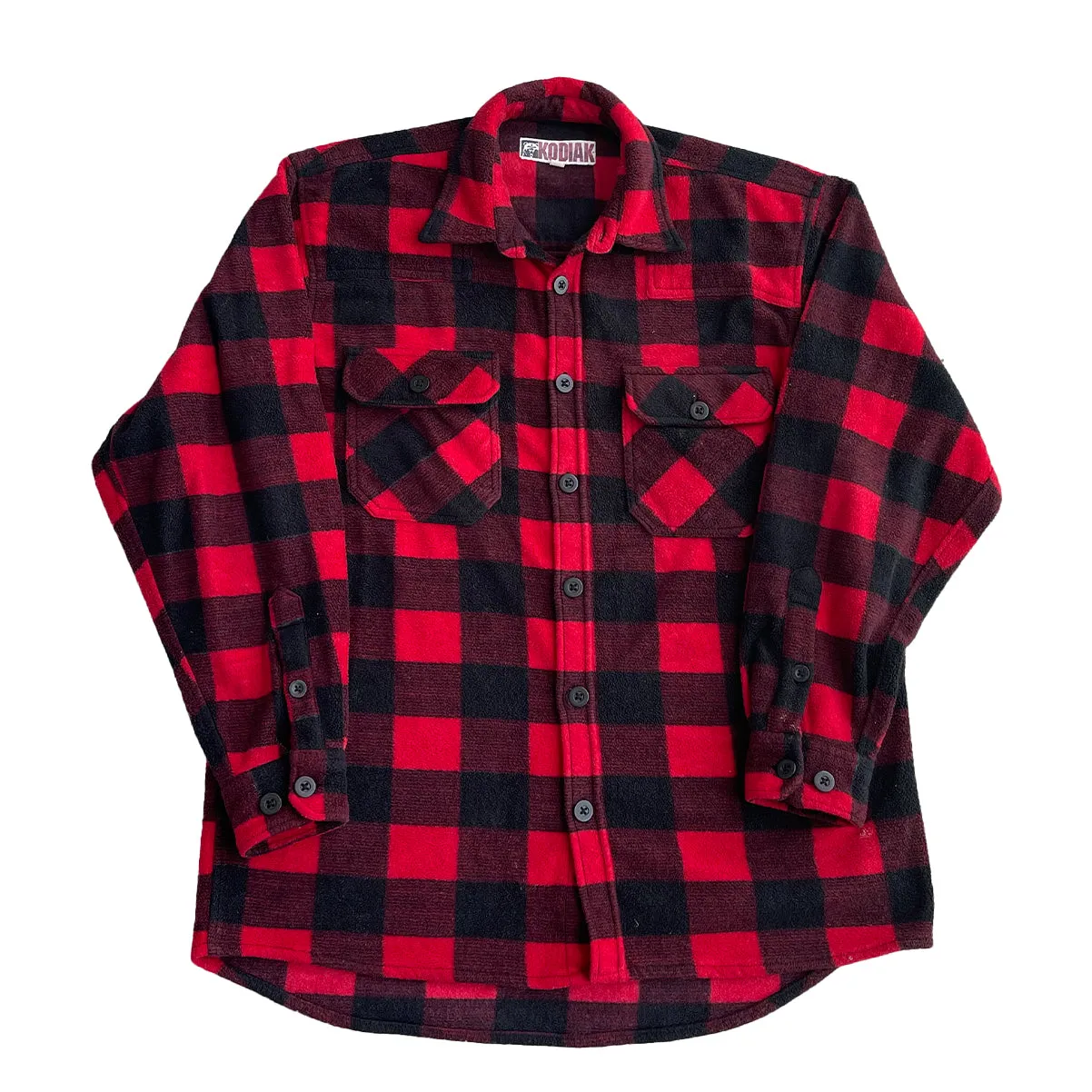Vintage Kodiak Flannel Fleece Button Up Jacket XL