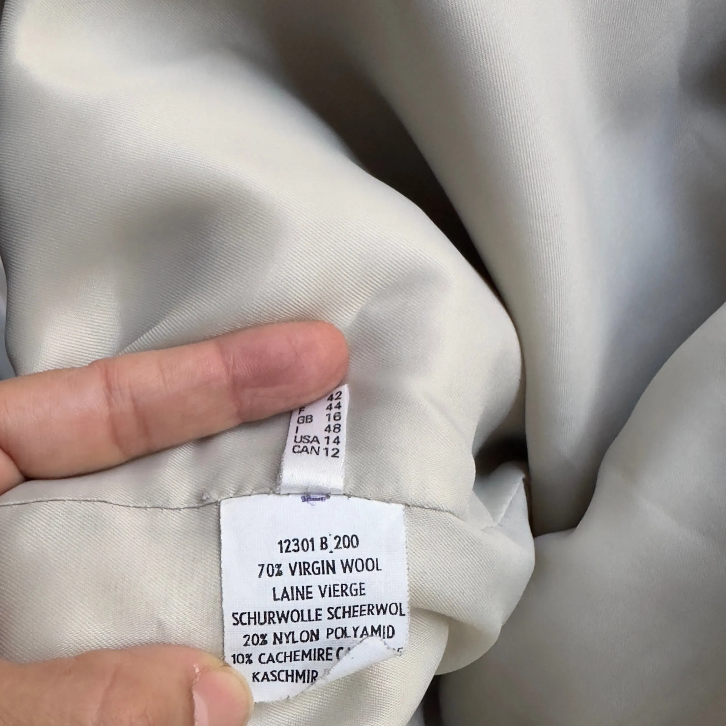 Vintage Wool-Cashmere Jacket - size M