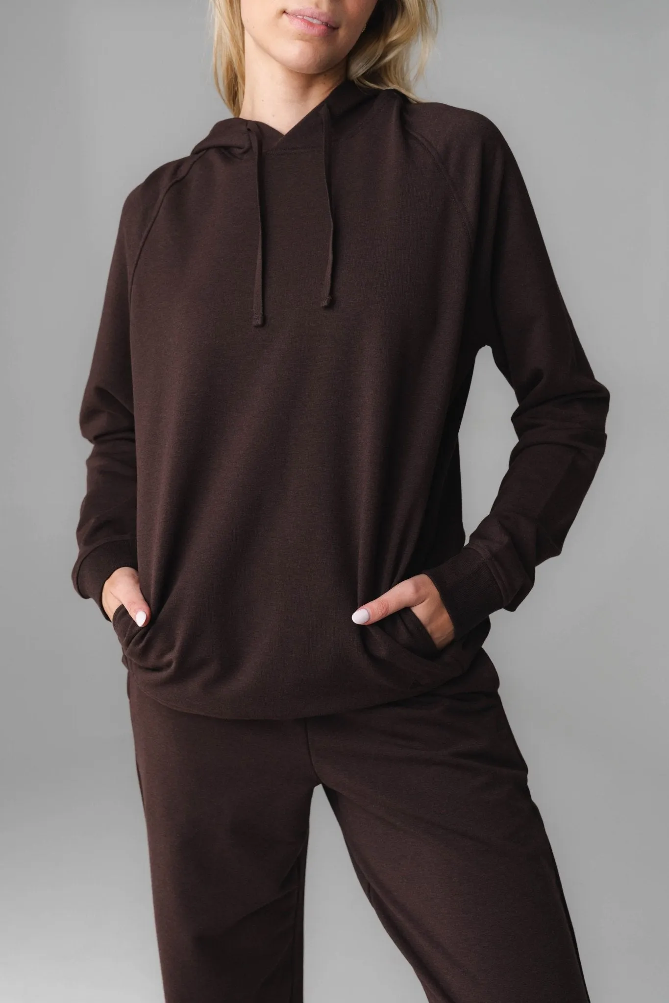 Vitality Studio Uni Hoodie - Espresso Marl