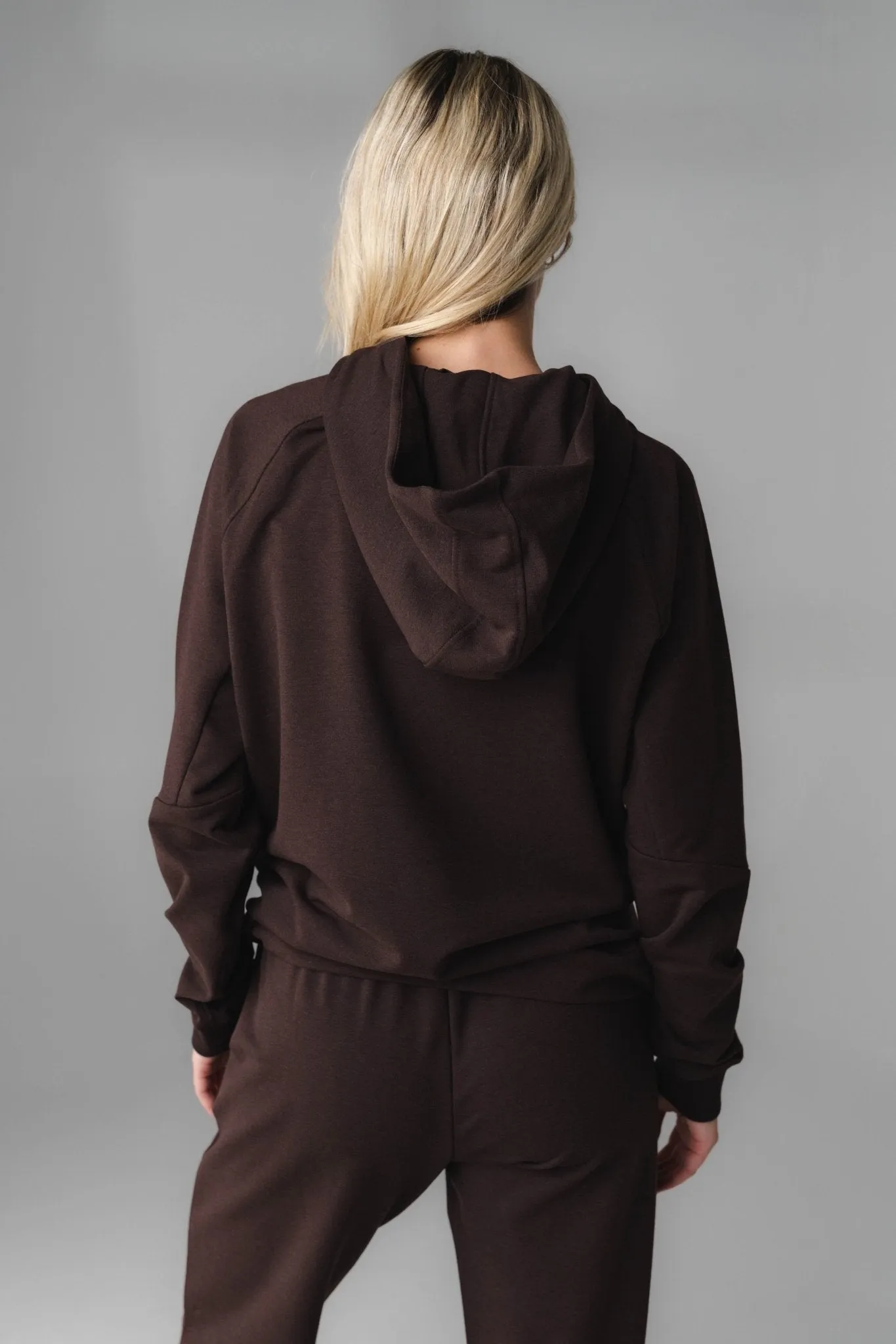 Vitality Studio Uni Hoodie - Espresso Marl