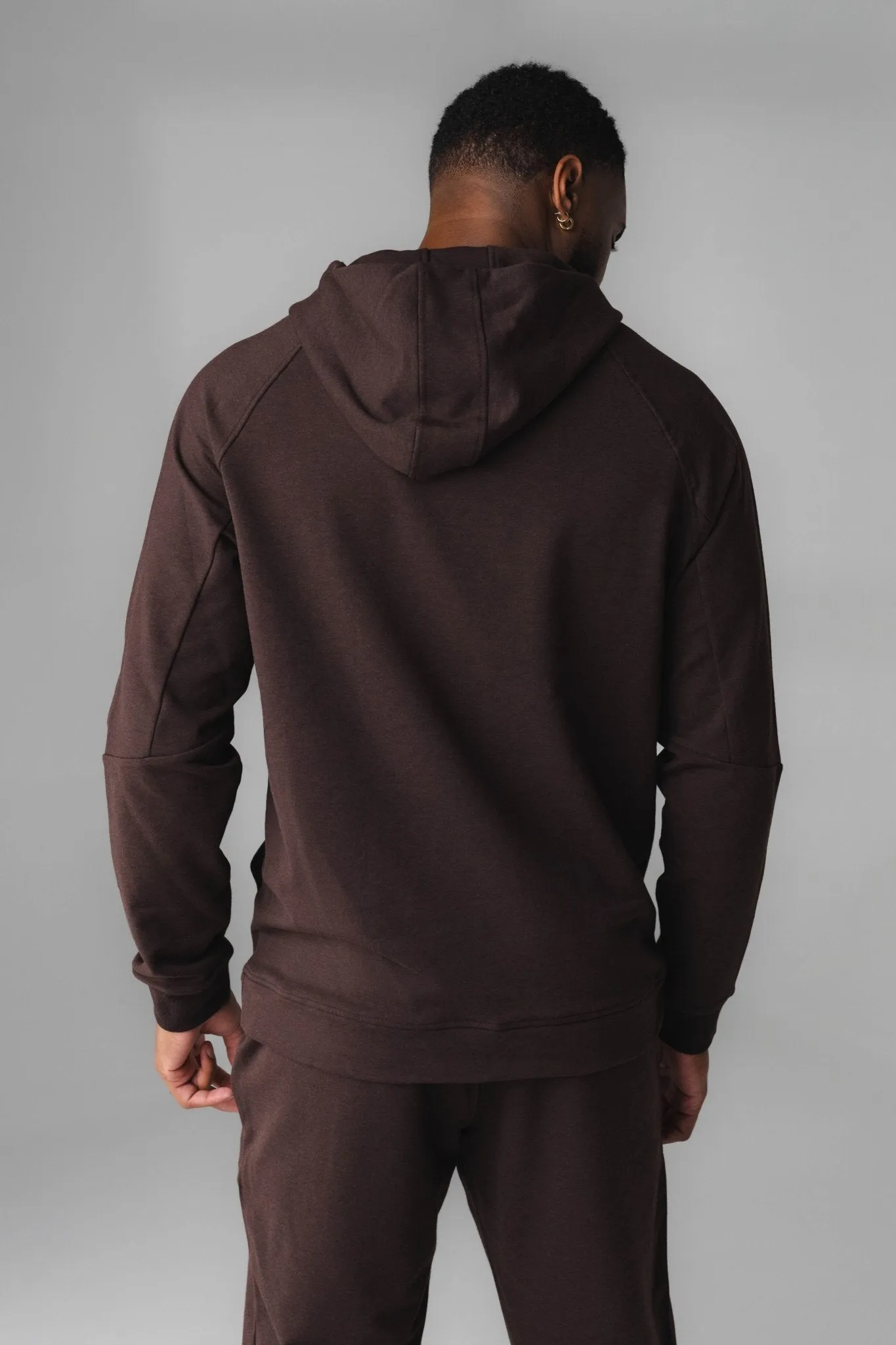 Vitality Studio Uni Hoodie - Espresso Marl