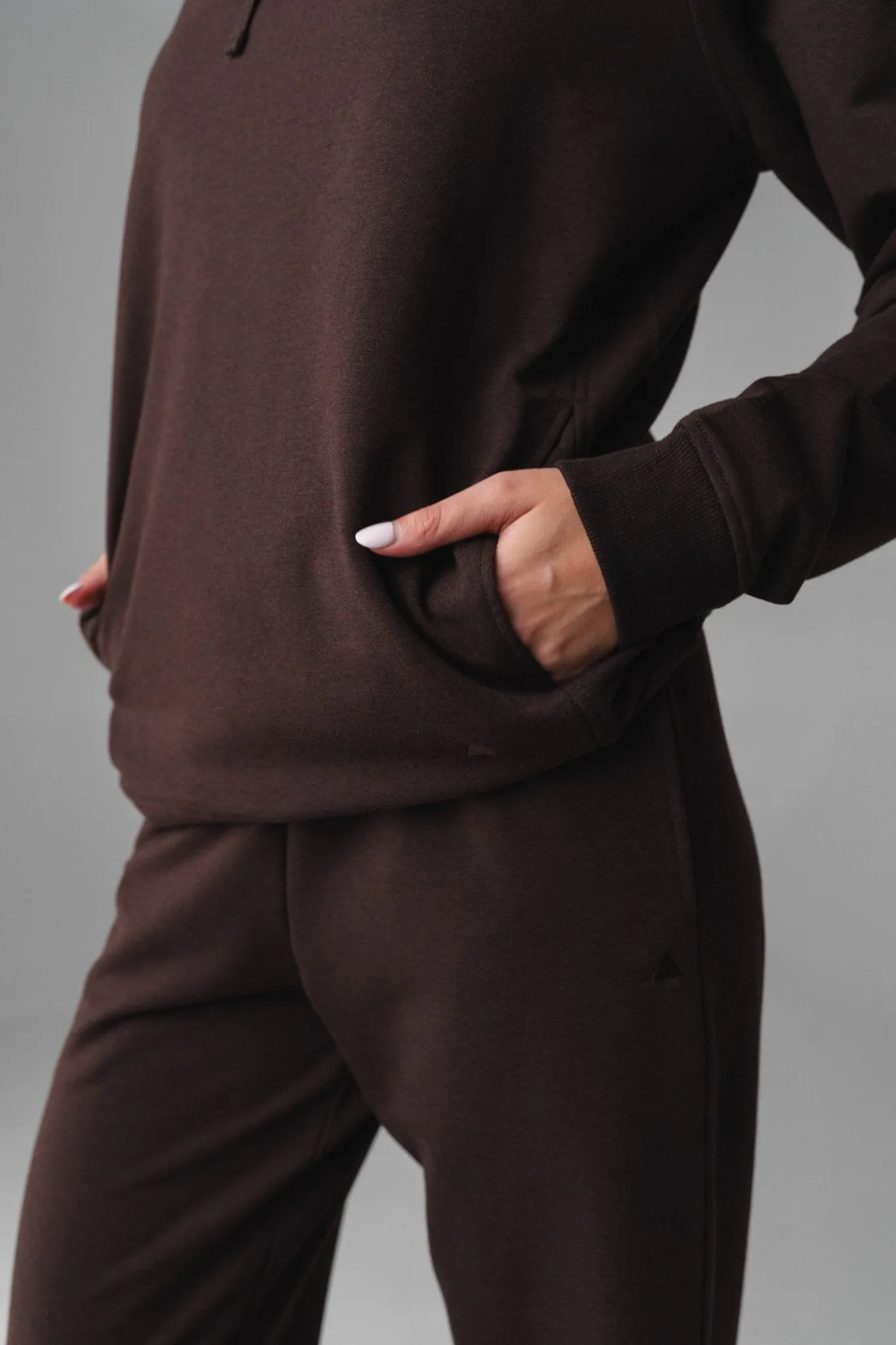 Vitality Studio Uni Hoodie - Espresso Marl
