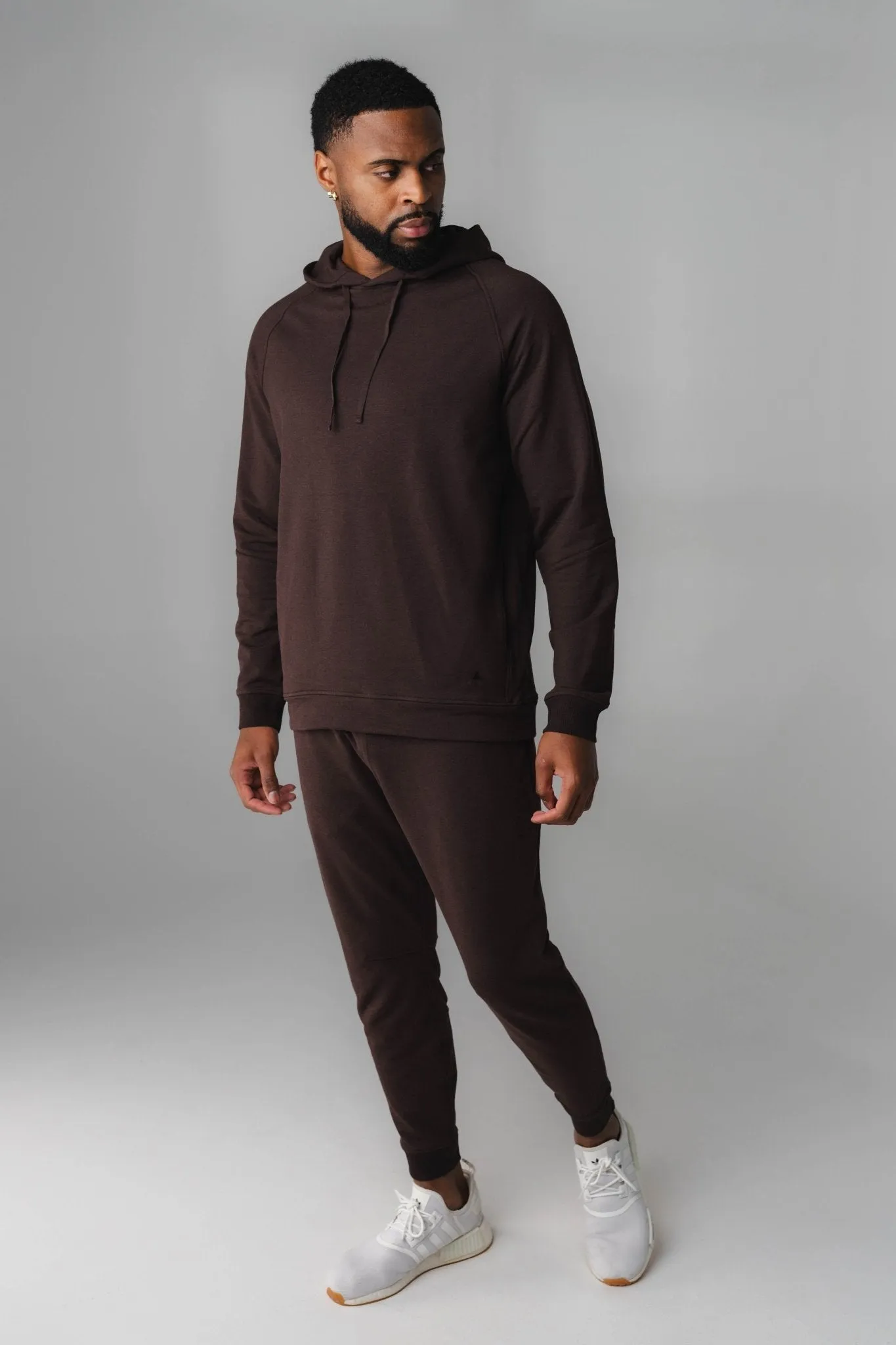 Vitality Studio Uni Hoodie - Espresso Marl