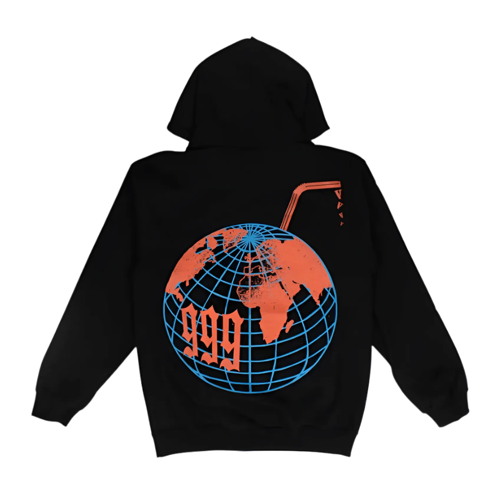 Vlone x Juice Wrld Graphic Hoodie Back/Multicolor