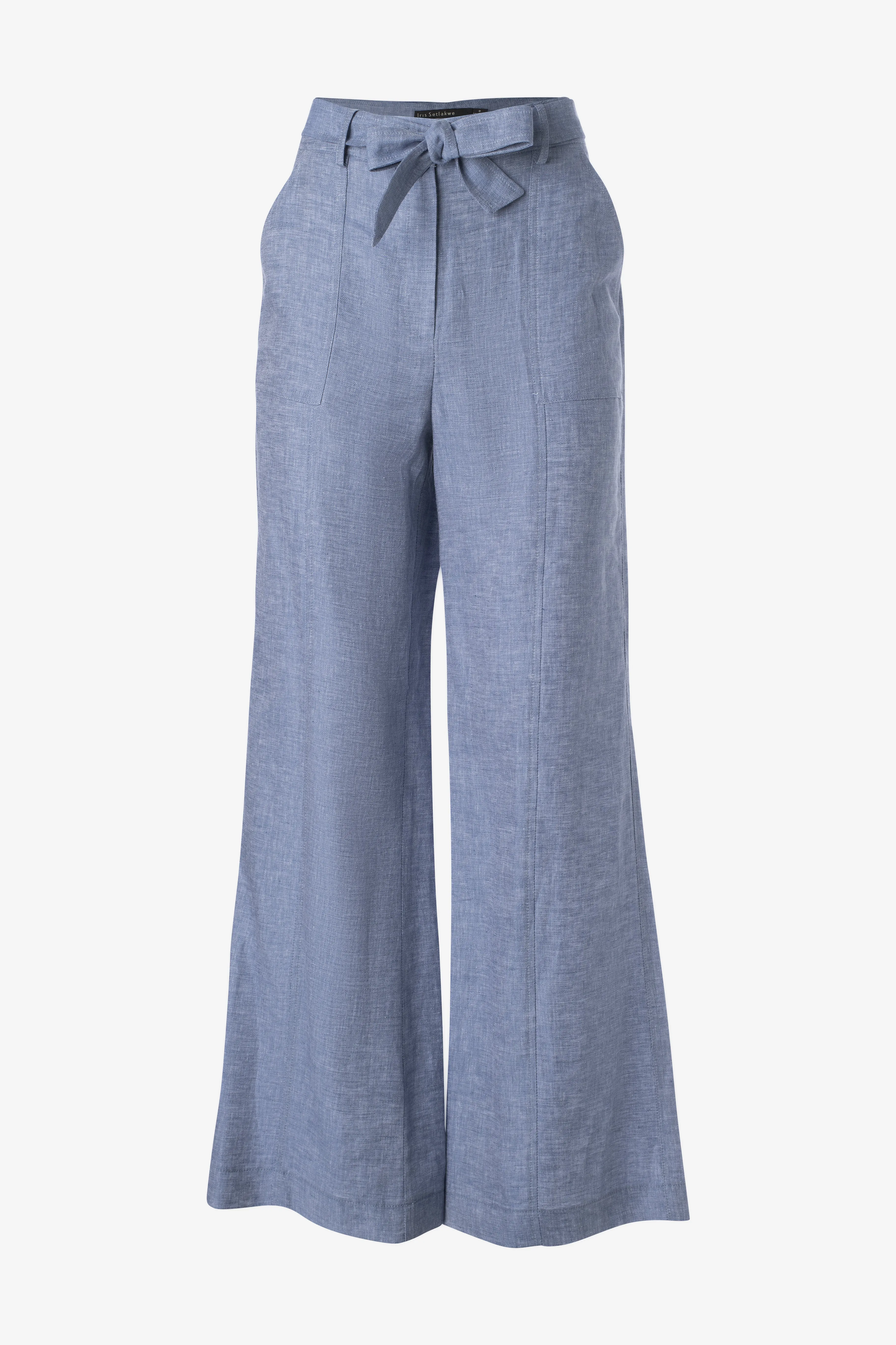 Wide leg denim pant