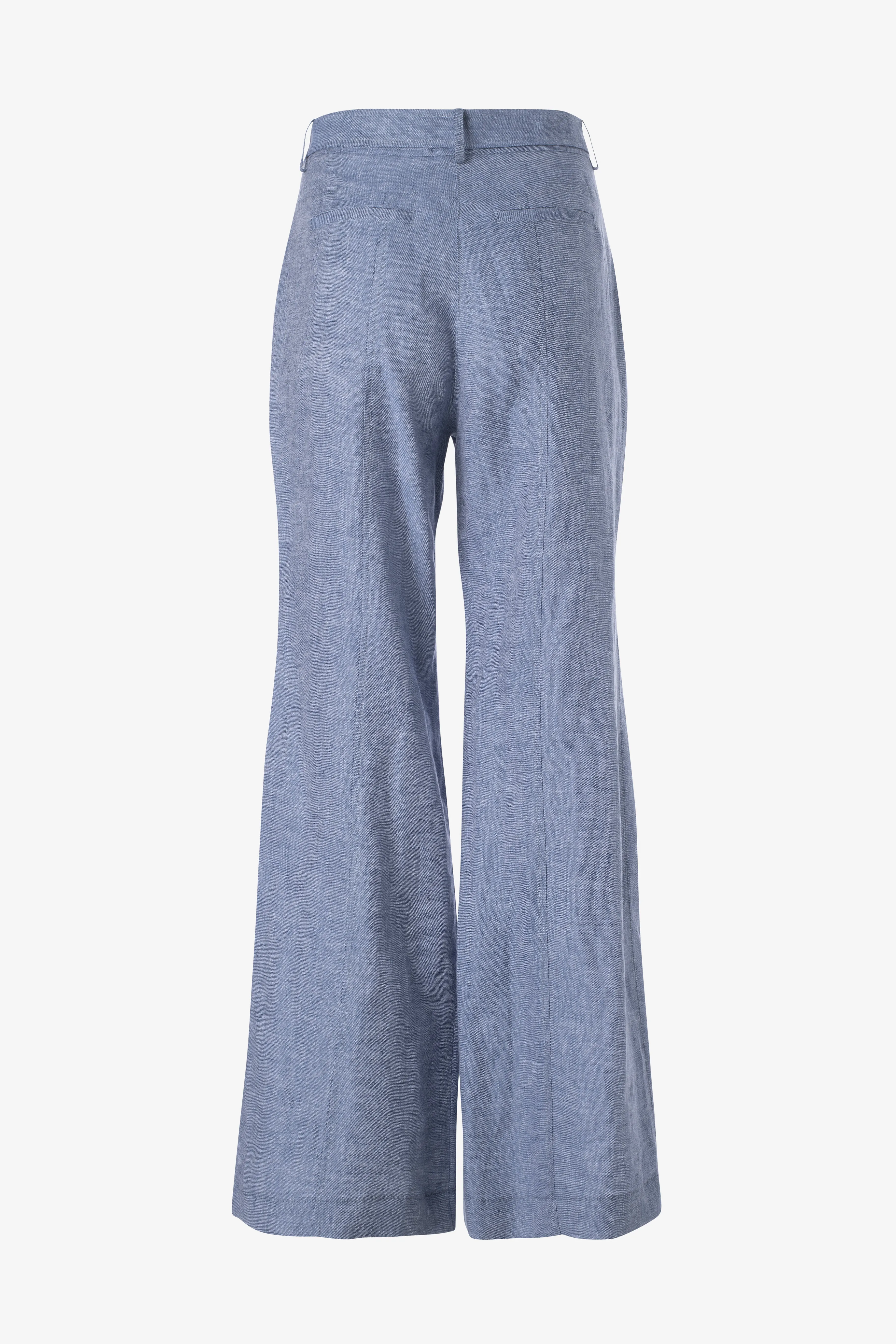Wide leg denim pant