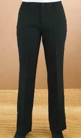 Women's Black Flat Front Pants
