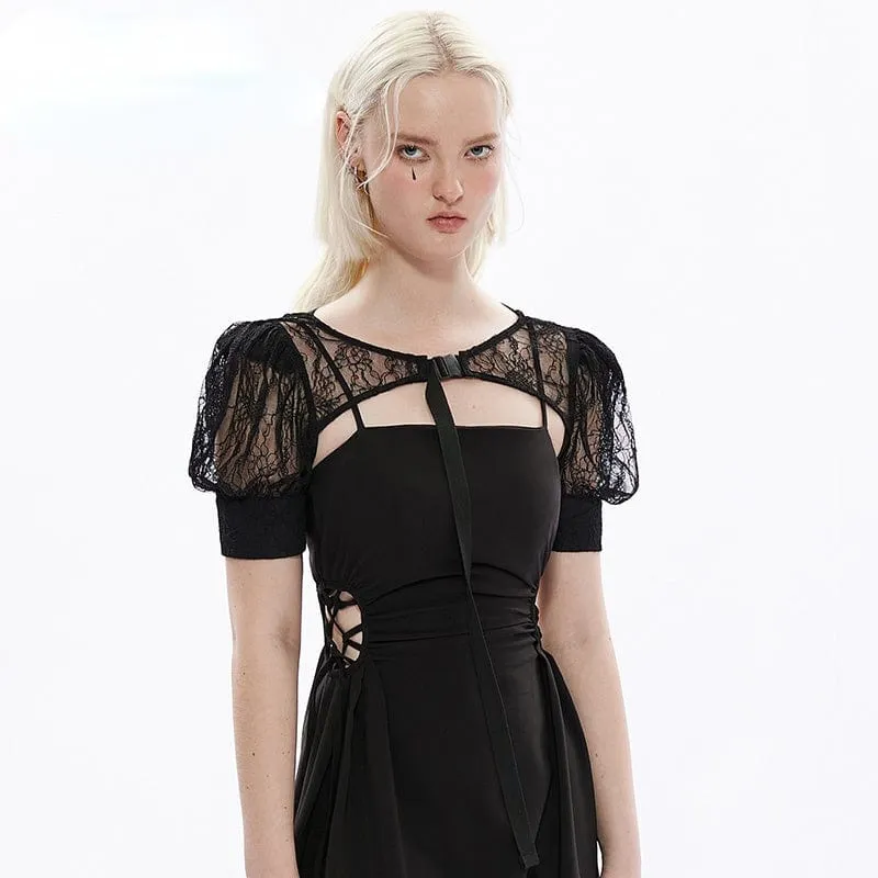 Women's Gothic Lace Cape