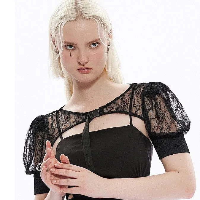 Women's Gothic Lace Cape