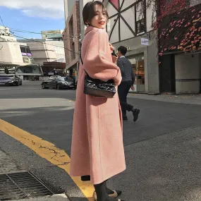 Women's Long  Length Wool Casual Coat