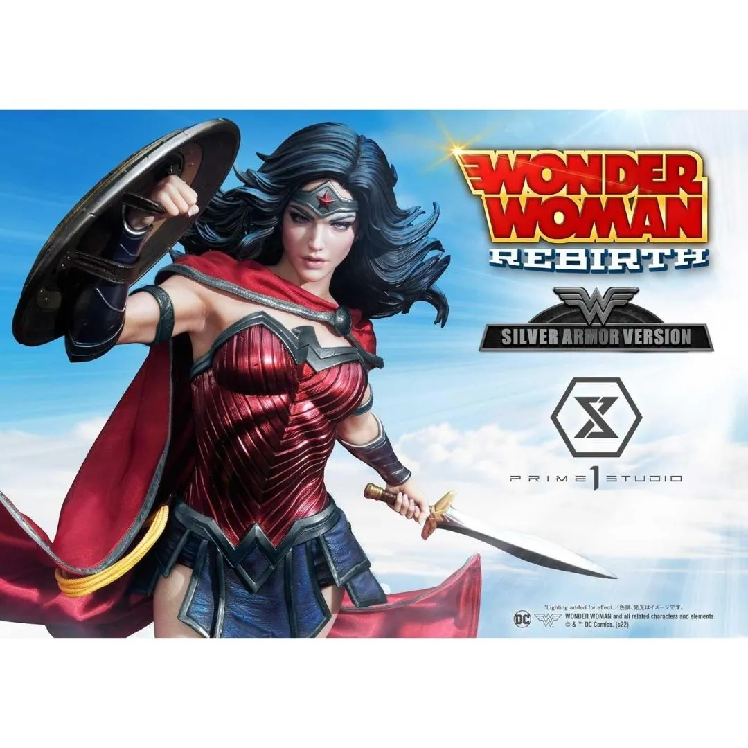 Wonder Woman Rebirth Silver Armour Version Statue by Prime 1 Studio
