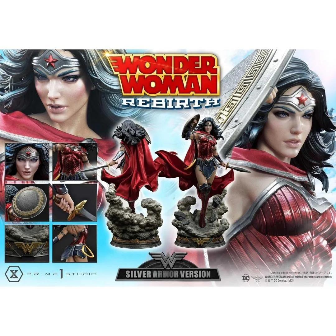 Wonder Woman Rebirth Silver Armour Version Statue by Prime 1 Studio