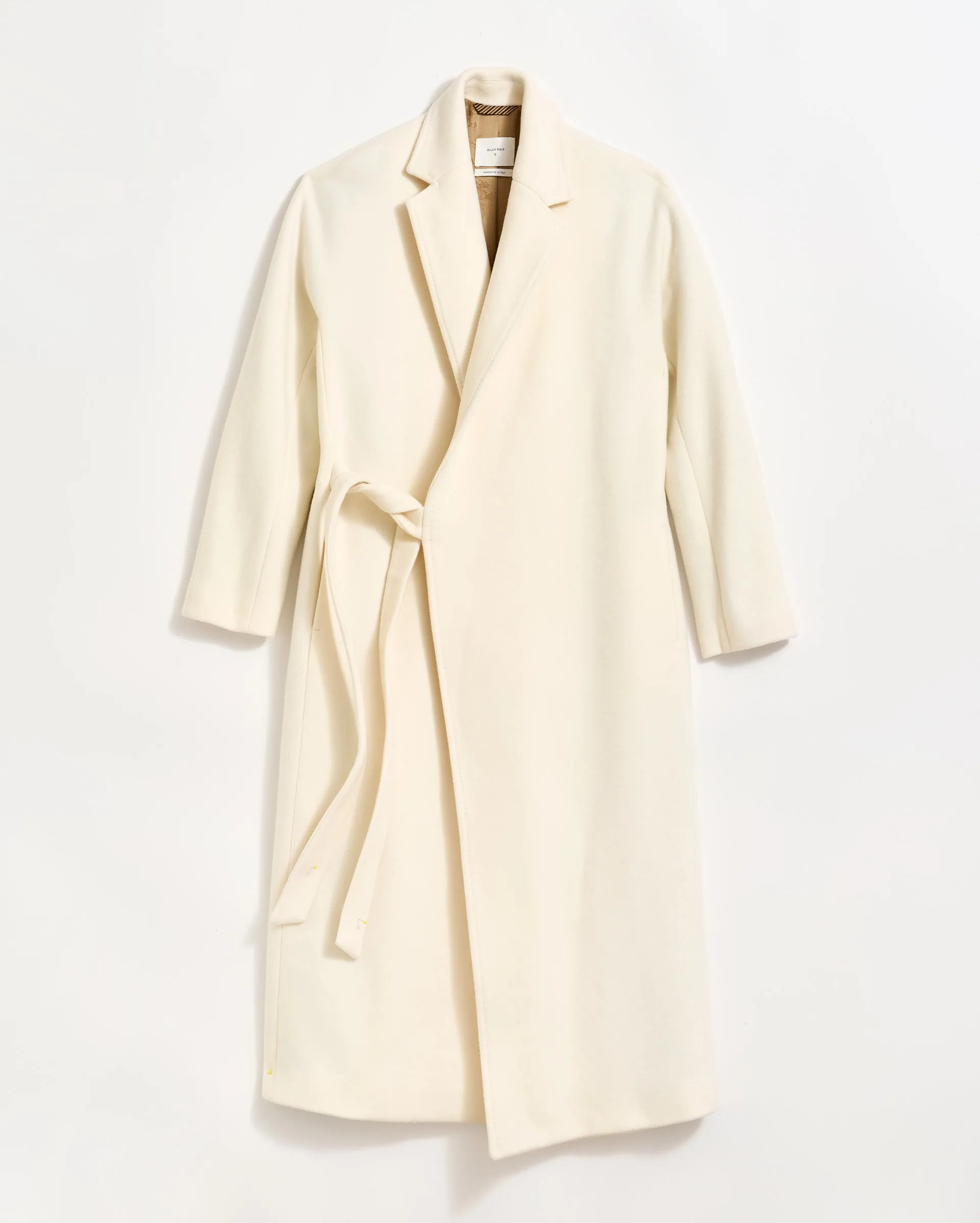 Wool Blend Wrap Coat