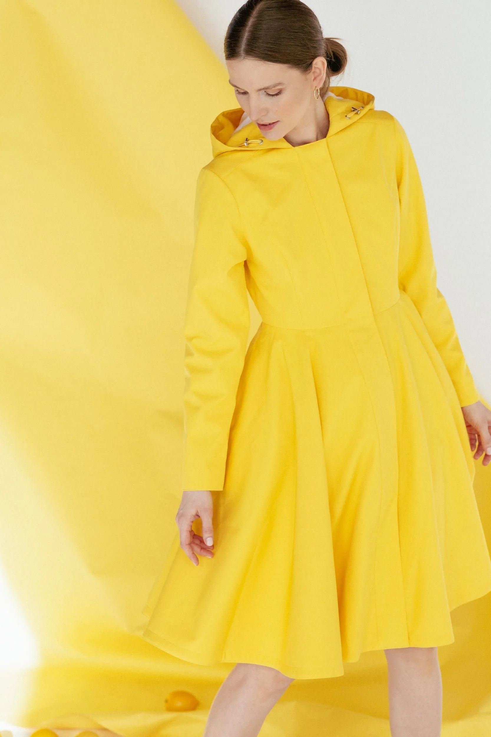 'Yellow Sun' in size L petite (with imperfection)