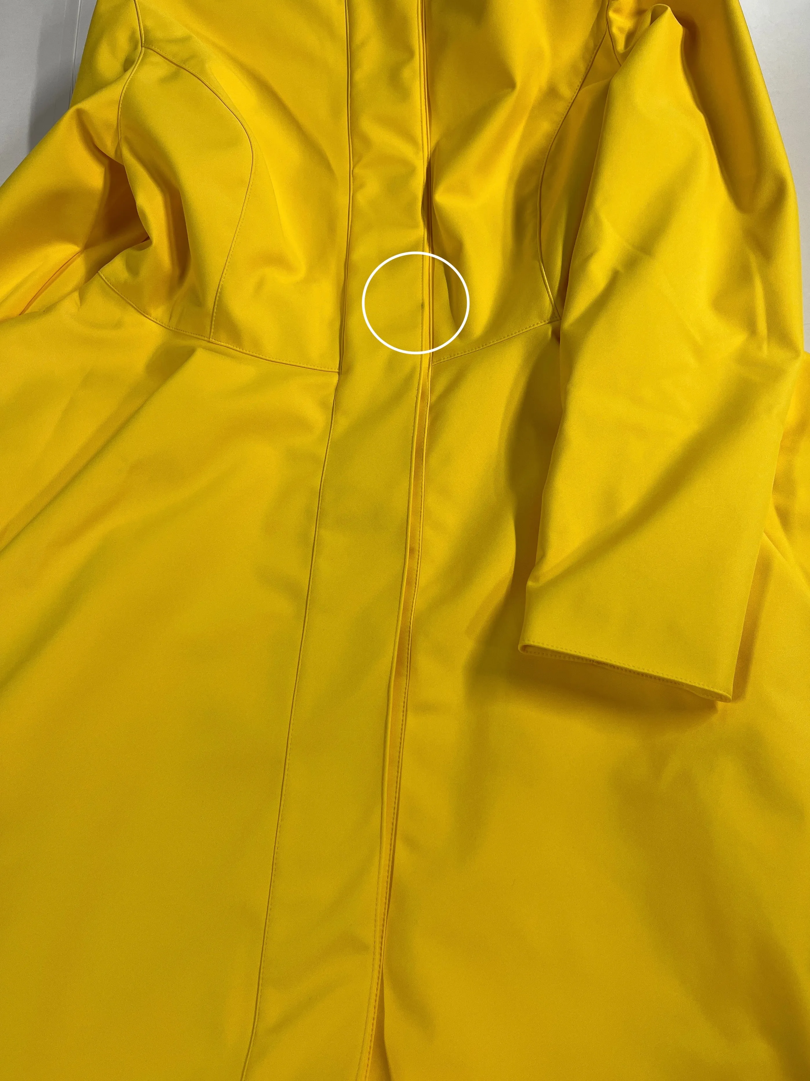 'Yellow Sun' in size L petite (with imperfection)